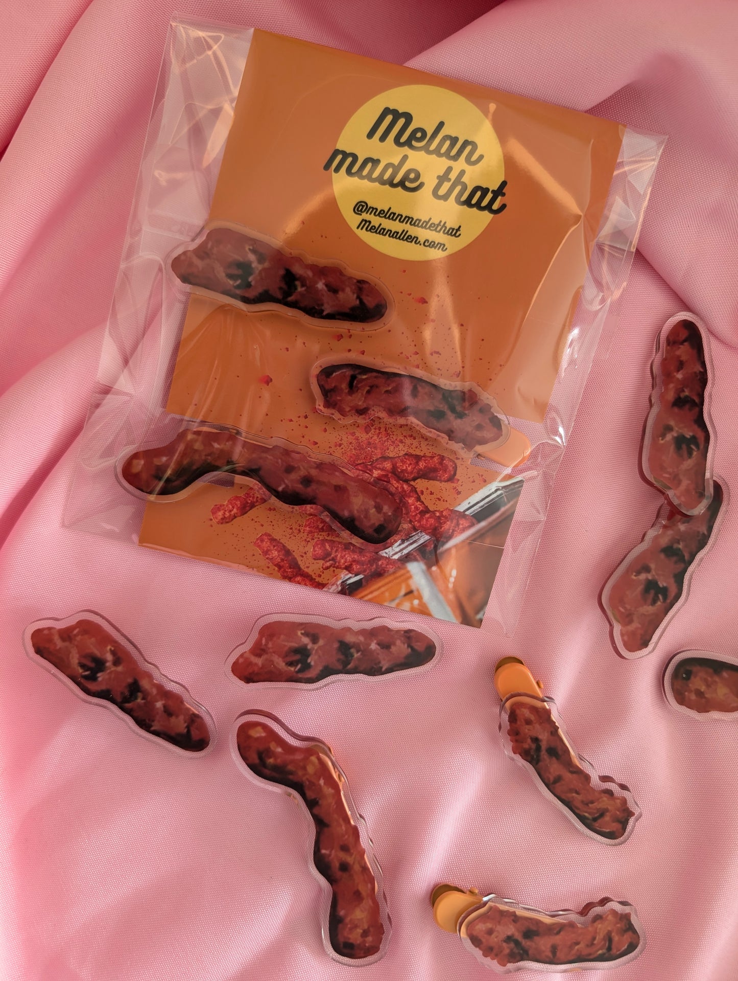 Hot Cheeto Hair Clips