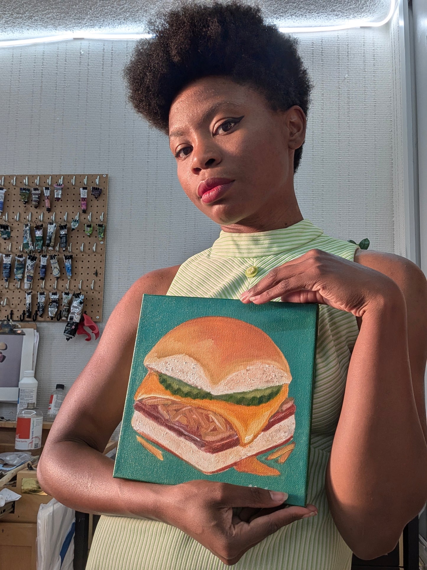 White Castle Burger Original Canvas