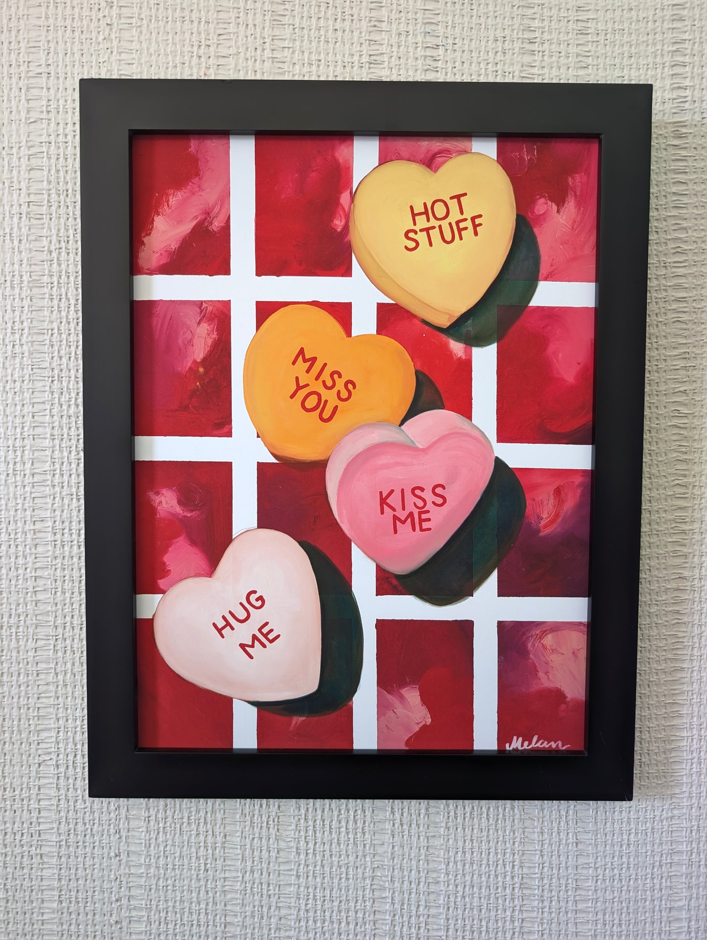 Conversation Hearts Print
