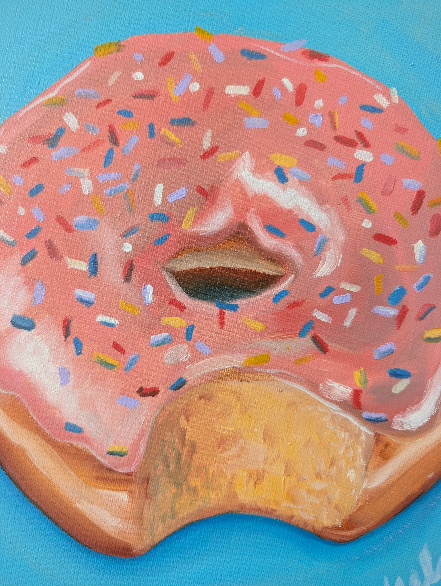 Sprinkle Donut Original Canvas