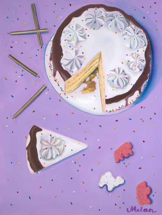 Birthday Cake Original Canvas
