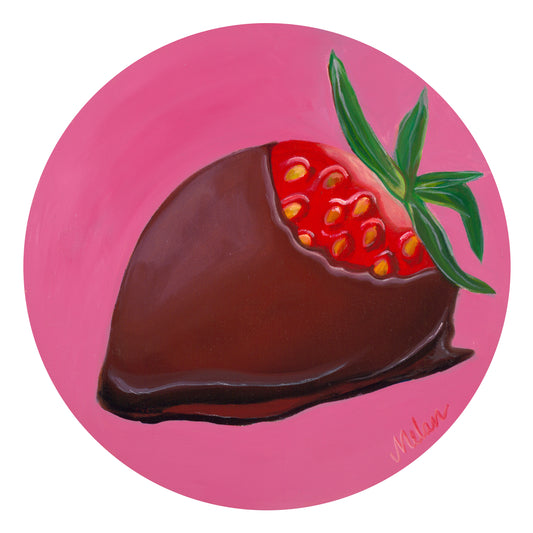 Chocolate Covered Strawberry Original Canvas