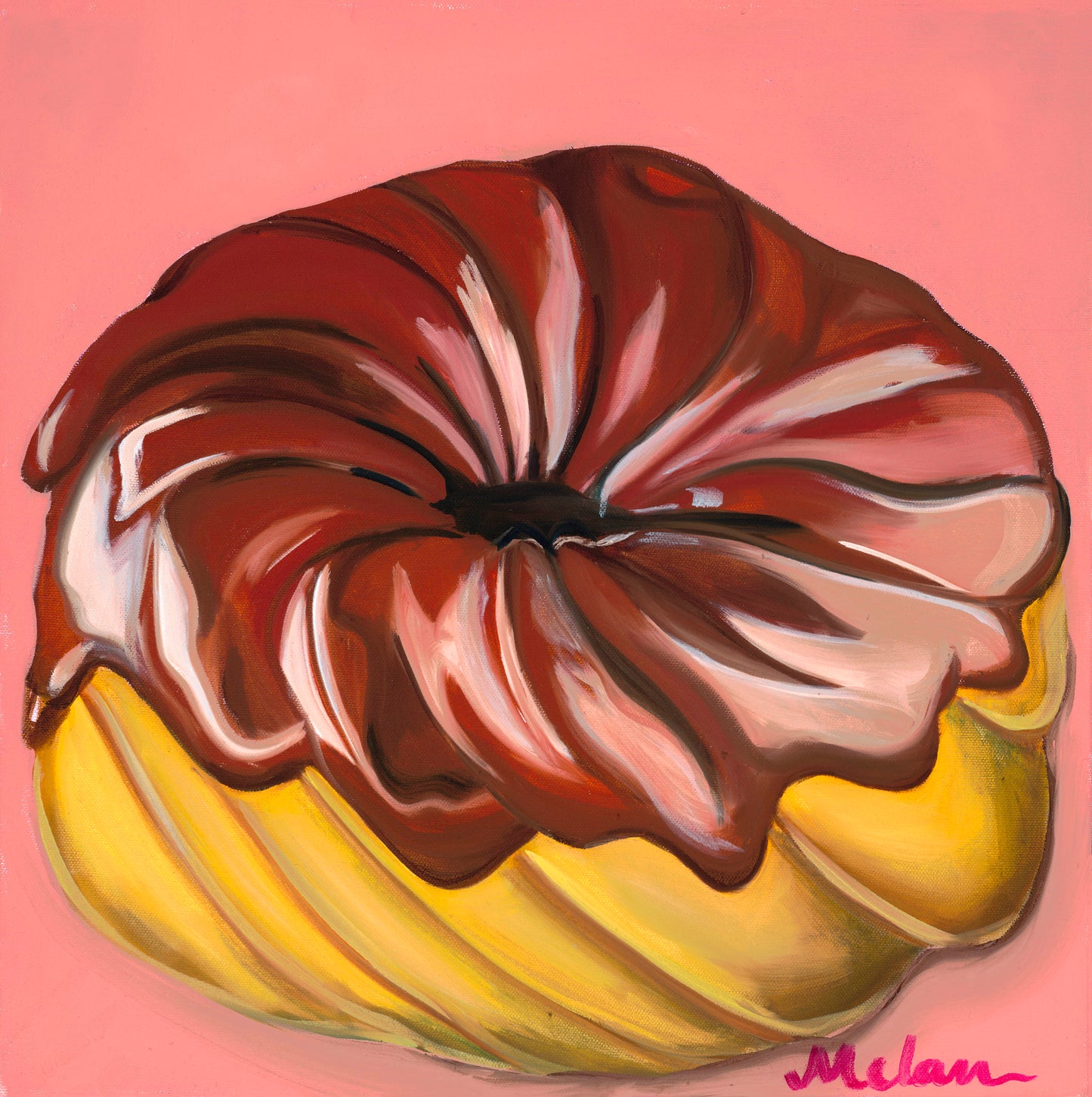 Chocolate Cruller-Original Canvas