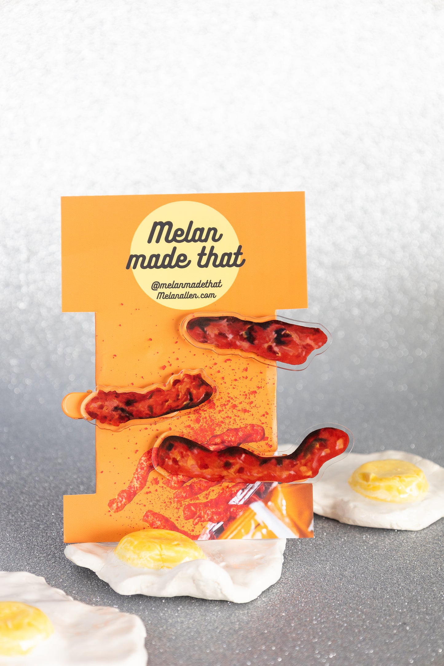 Hot Cheeto Hairclips