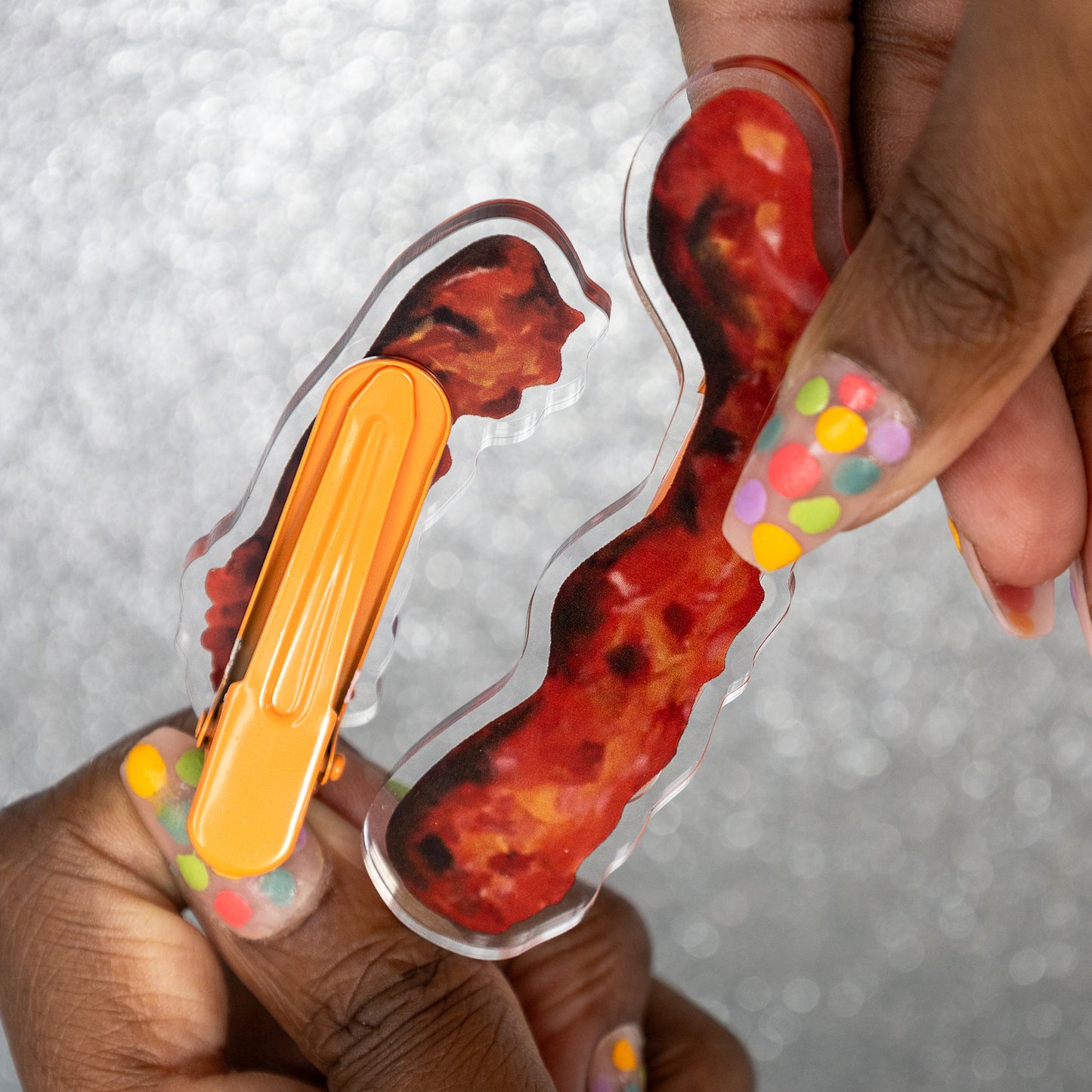 Hot Cheeto Hairclips