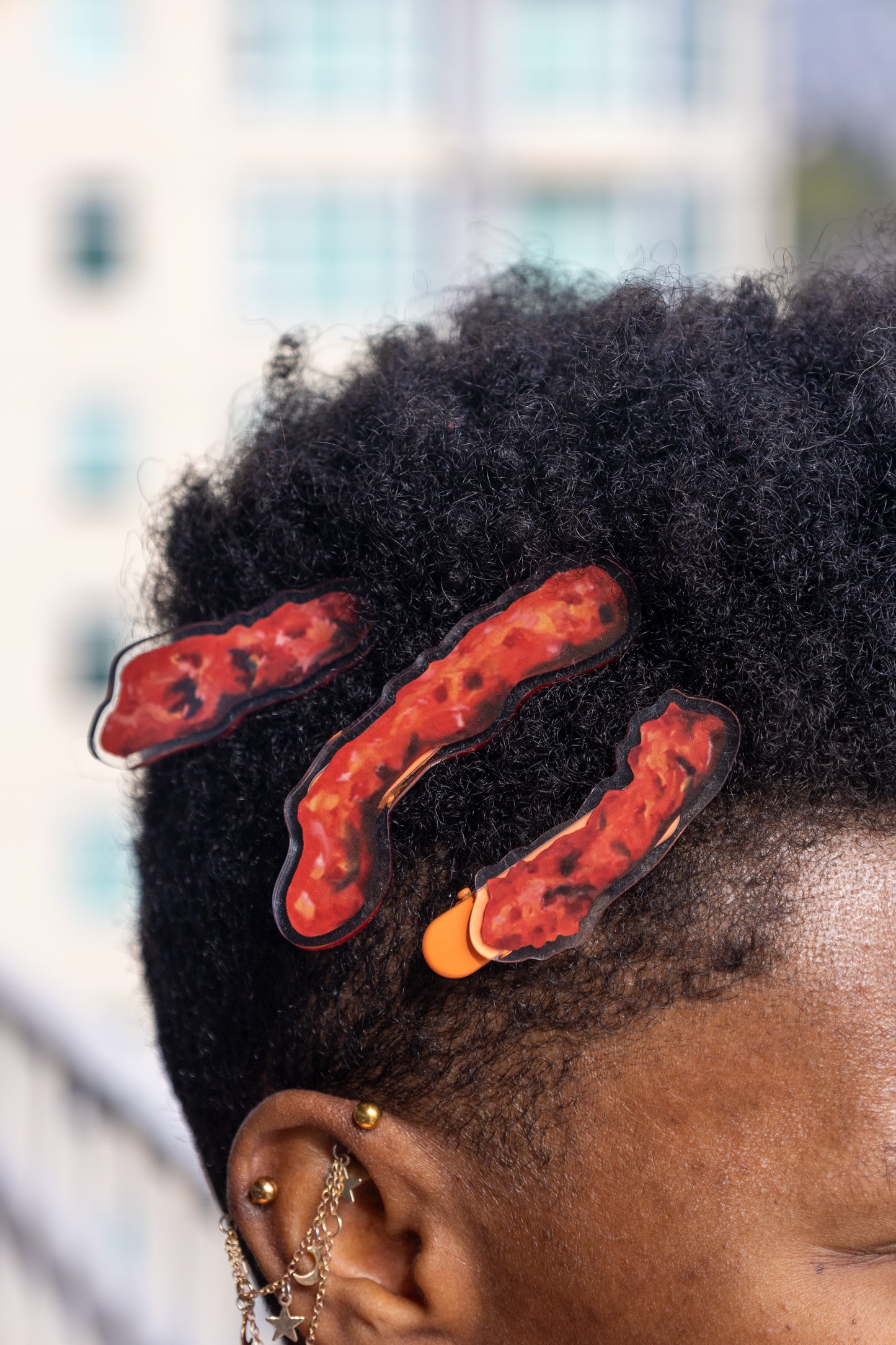 Hot Cheeto Hairclips