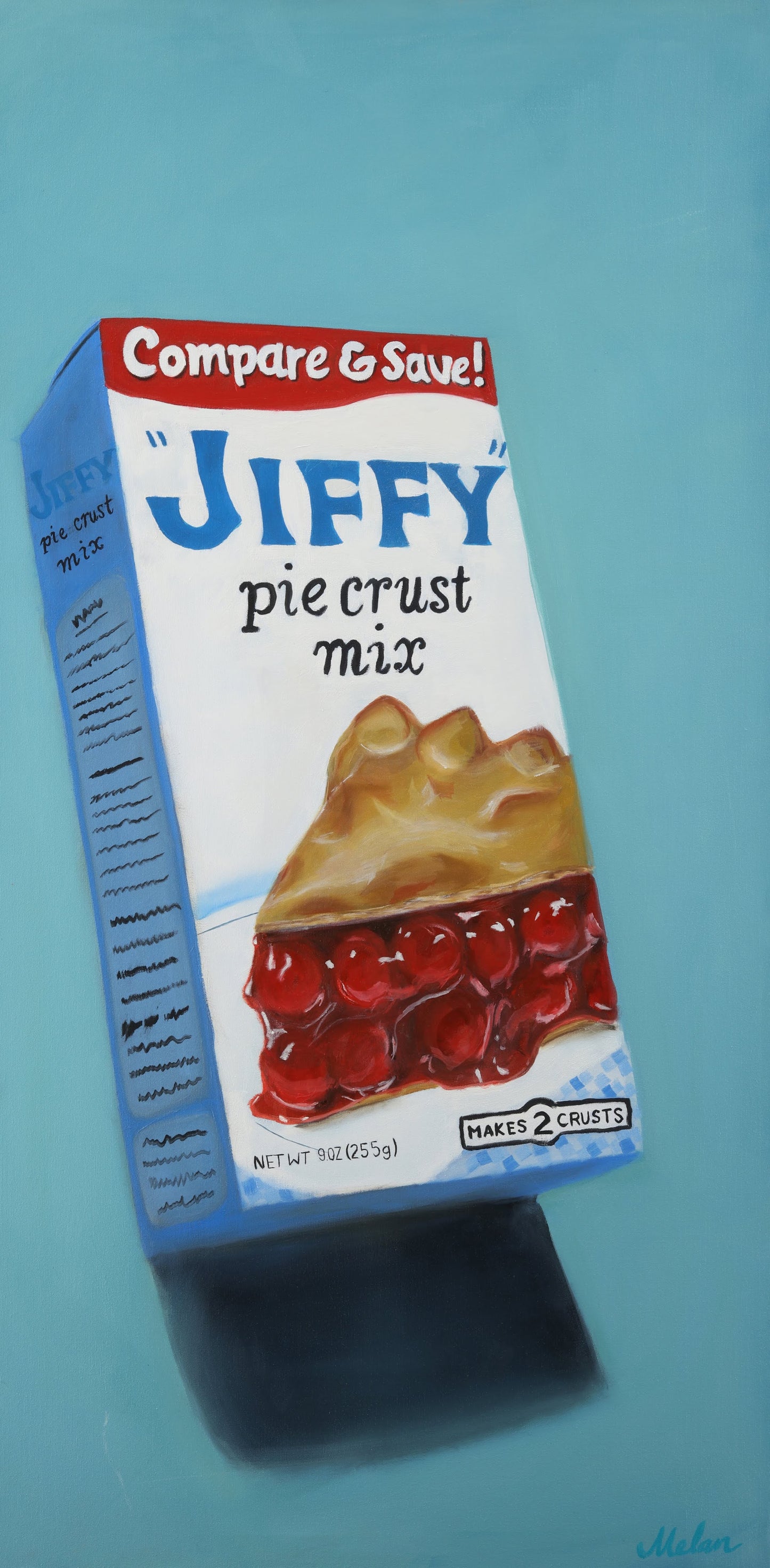 Jiffy Pie Crust - Original Canvas Painting