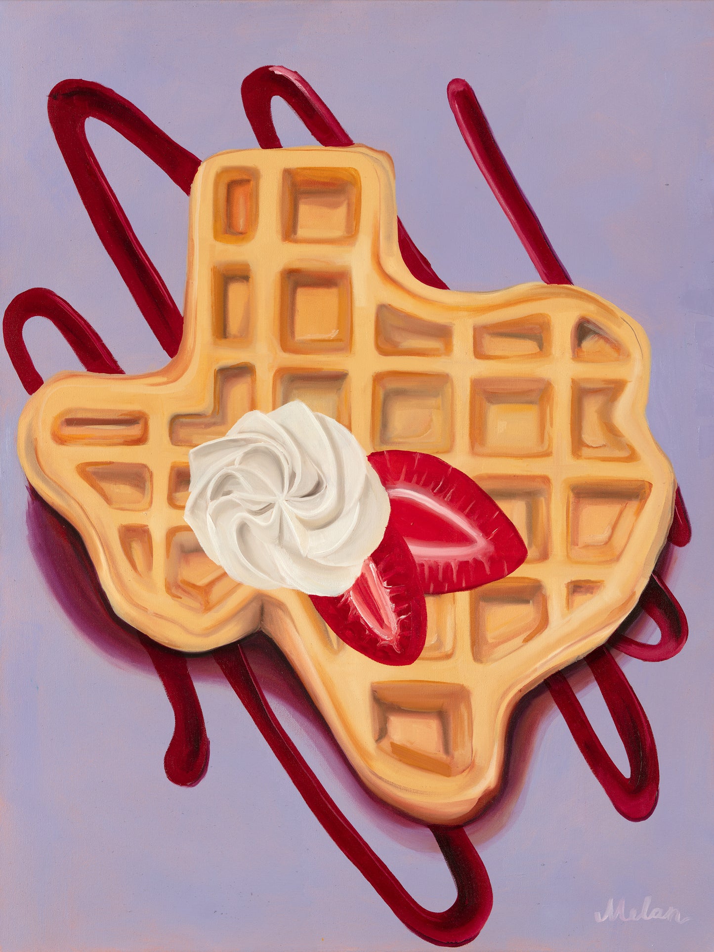 Texas Waffle Original Canvas