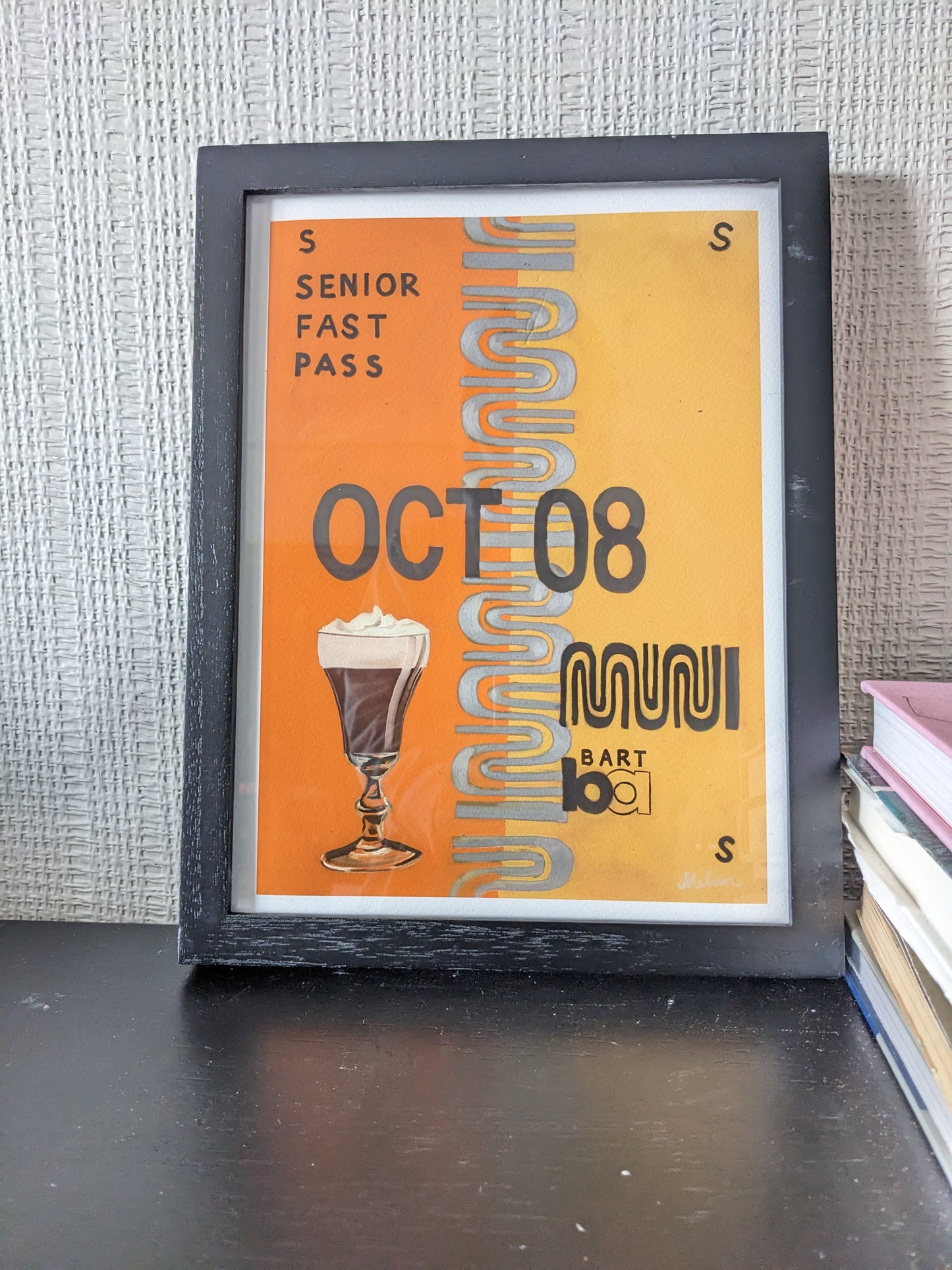 Muni Fast Pass: Irish Coffee --Print