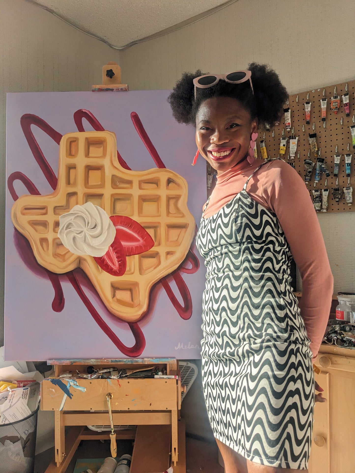 Texas Waffle Original Canvas