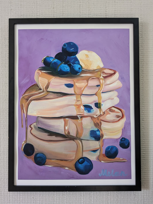 Blueberry Pancakes - Print