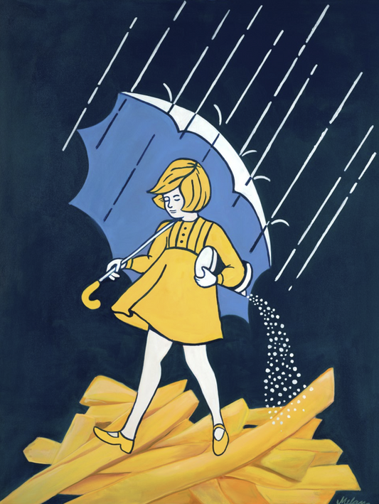 Morton Salt Girl and Fries