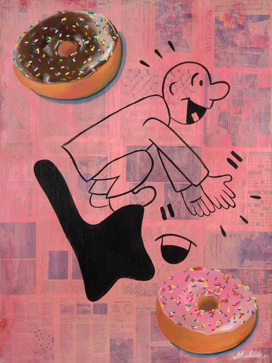 Sunday Chronicle Original Canvas