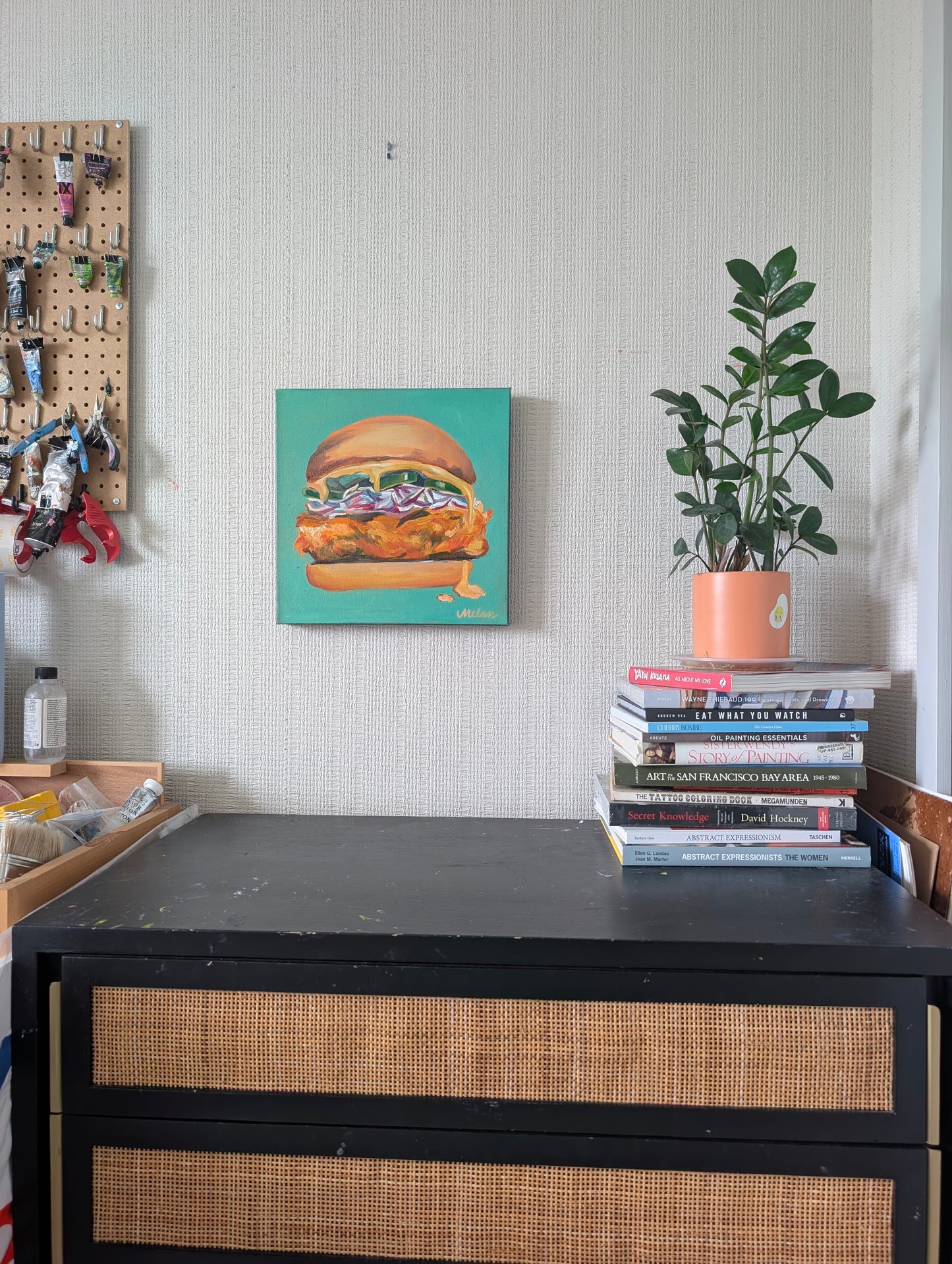 Fried Chicken Sandwich Original Canvas