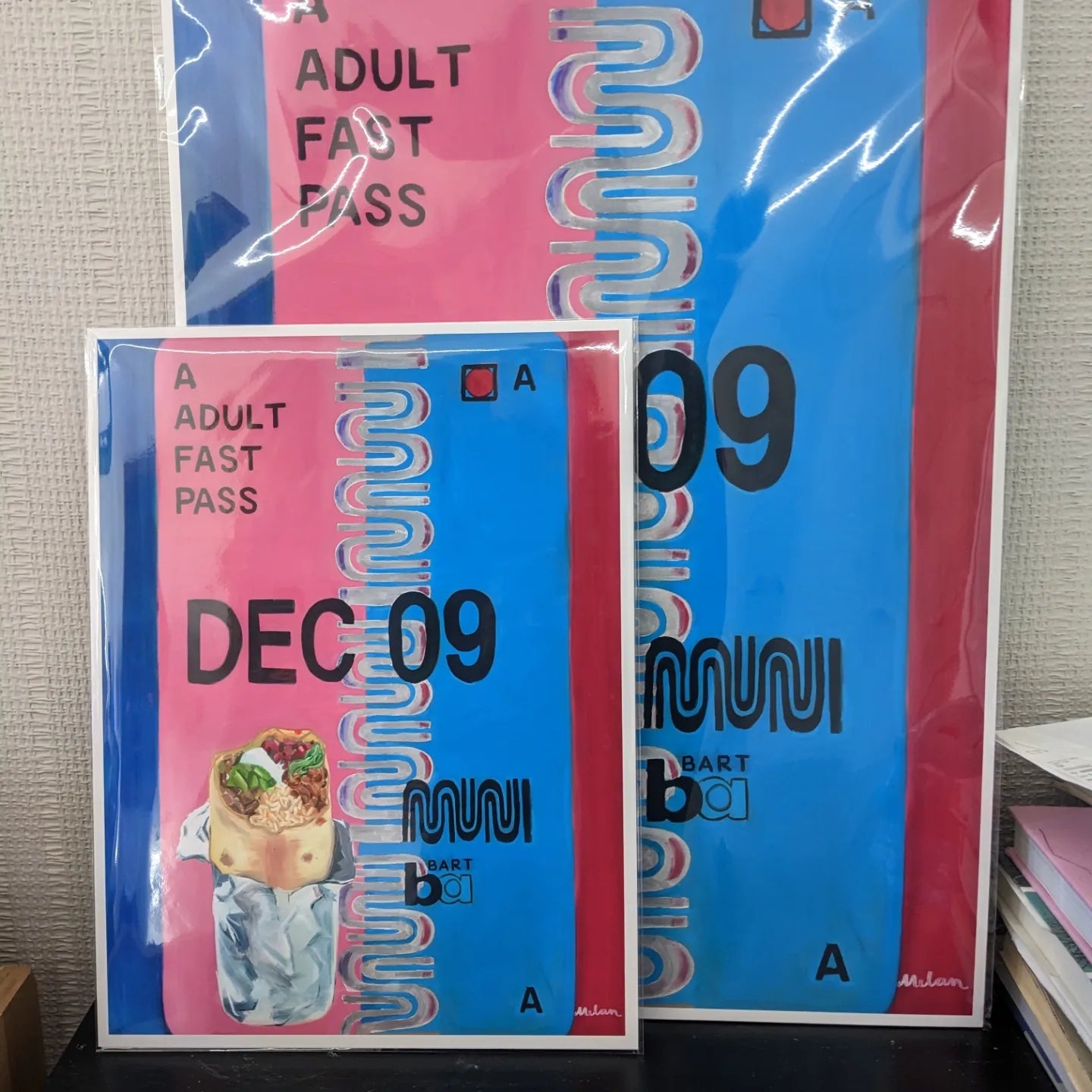 Muni Fast Pass: Burrito --Print