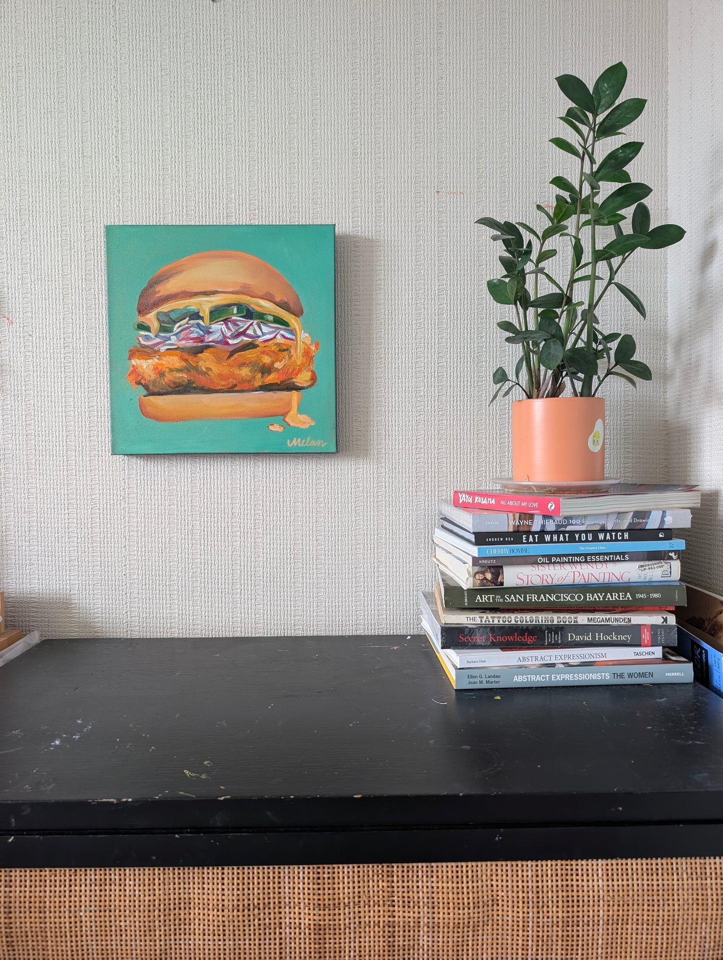 Fried Chicken Sandwich Original Canvas
